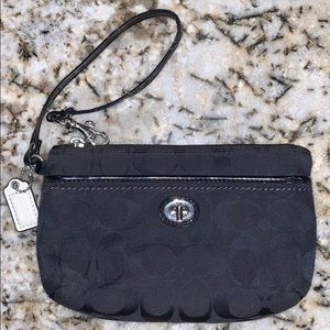 Black Coach Wristlet/Wallet